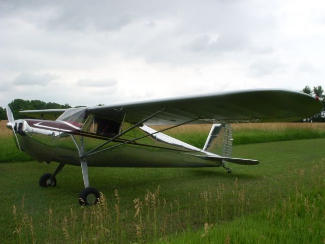 Cessna 120 (N76446) - July 4 just before hay cutting