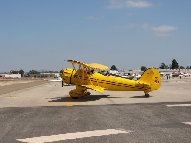 WACO O (N569W) - Waco Classic taxiing at Fullerton