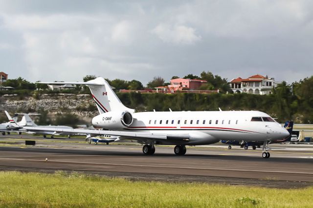 Bombardier Global Express (C-GWHF) - C-GWHF departig TNCM