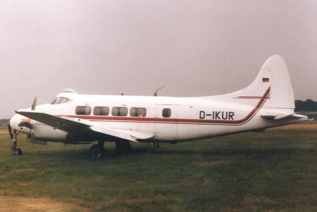 Hawker Siddeley Dove (D-IKUR) - Seen here in Jul-86.