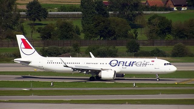 Airbus A321 (TC-OED) - Ferried MLA-ISL  1 Aug 2019 on delivery.