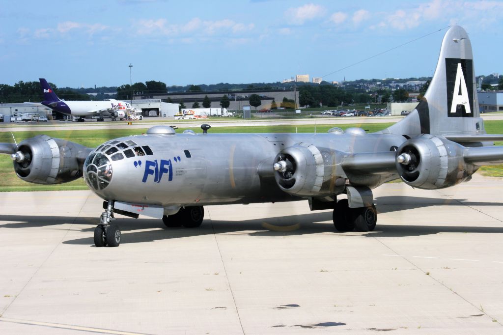 Boeing B-29 Superfortress (N529B) - B-29 Fifi at Appleton during EAA Week Airventure 2014.