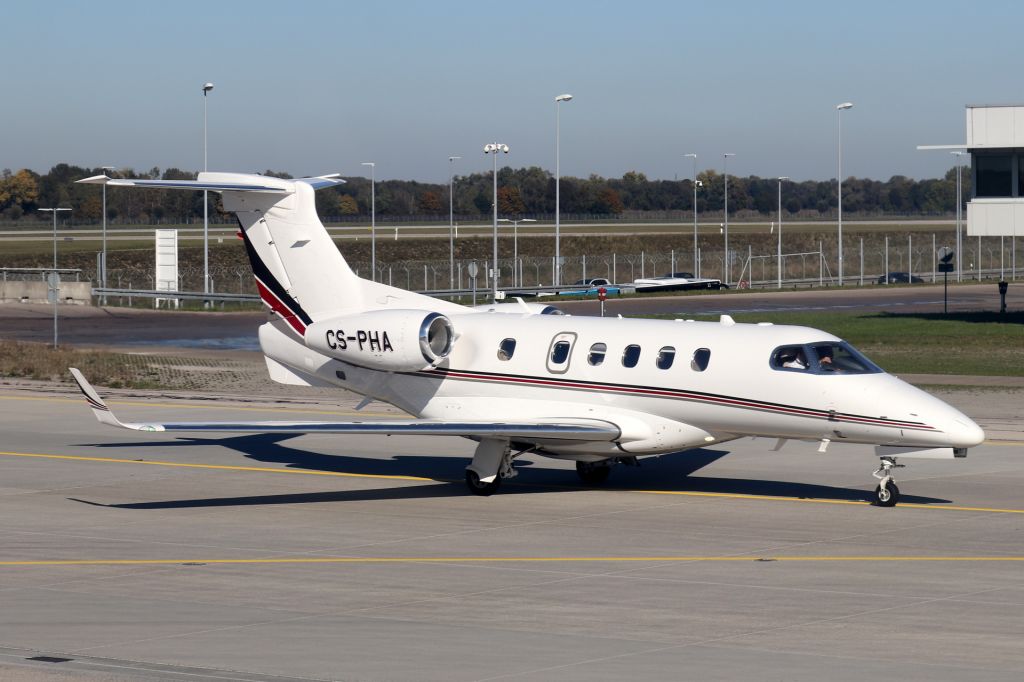 Embraer Phenom 300 (CS-PHA) - NetJets Phenom arriving from Frankfurt. - 10/5/18