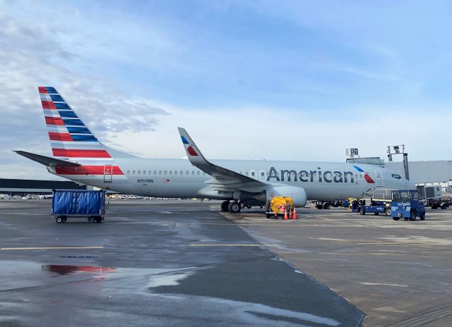 Boeing 737-800 (N959NN) - new winglet paint being seen now