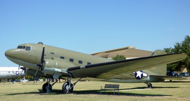 — — - Douglas C-47D Skytrain (Dakota) at Lackland AFB, TX.br /br /More info: https://en.wikipedia.org/wiki/Douglas_C-47_Skytrain