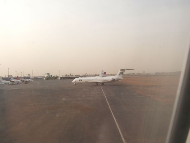 McDonnell Douglas MD-80 (EC-JUG) - United Nations plane at Khartoum, Sudan in 2006