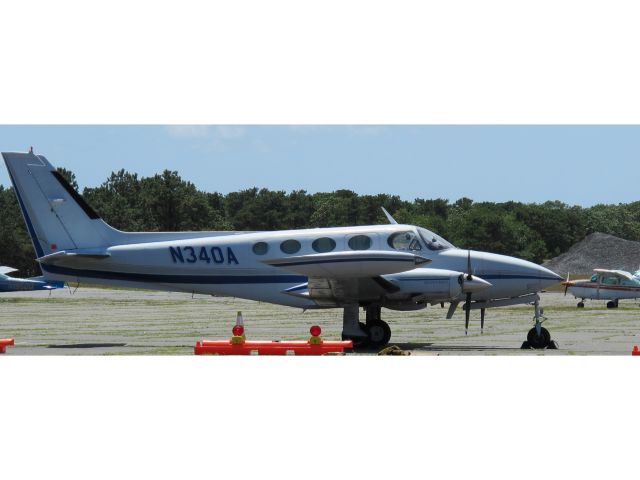 Cessna 340 (N340A) - A fast, pressurized piston twin.