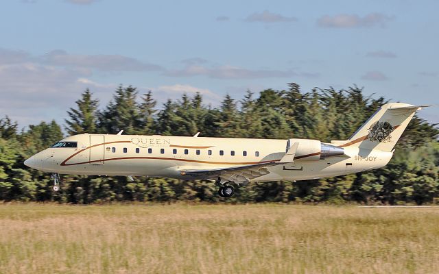 Canadair Regional Jet CRJ-200 (9H-JOY) - queen+adam lambert tour 2017/2018 air x charter crj-200er 9h-joy landing at shannon 9/7/18.