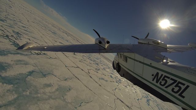 Grumman G-44 Widgeon (N575L) - Grumman Widgeon over the Arctic Ocean, Alaska