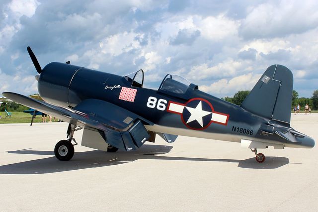 WAR Vought F4U Corsair (N18086) - WAR F4U Corsair "Suzybelle"