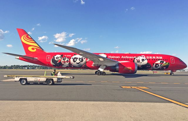 Boeing 787-9 Dreamliner (B-6998) - Kung Fu Panda Special livery