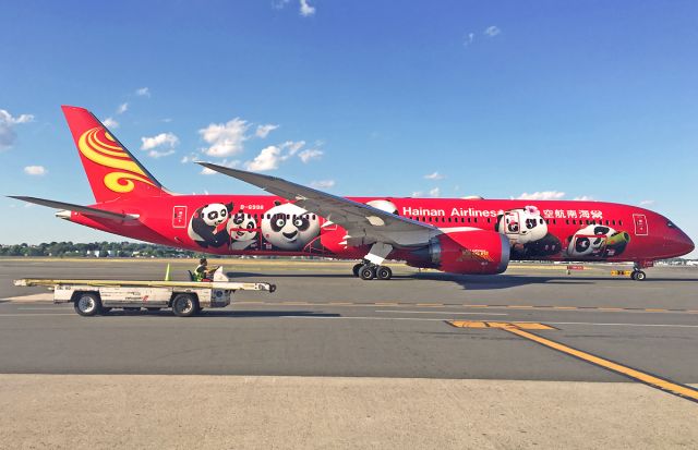 Boeing 787-9 Dreamliner (B-6998) - Kung Fu Panda Special livery