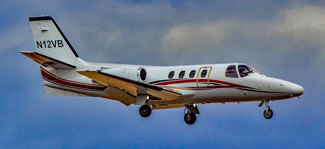 Cessna Citation 1SP (N12VB) - N12VB 1978 Cessna 501 Citation ISP s/n 501-0078 - North Las Vegas Airport  KVGTbr /Photo: TDelCoro br /March 12, 2025