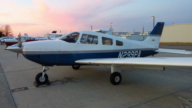 Piper Cherokee (N299PA) - N299PA parked on the east GA ramp