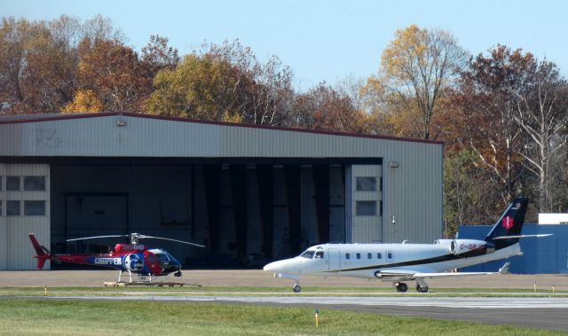 IAI Gulfstream G100 (C-GRJP) - Taxiing for departure is this 1996 Latitude Air Ambulance Israeli Aircraft Industry Astra SPX in the Autumn of 2023.