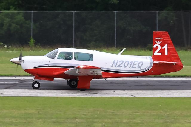 Mooney M-20 (N201EQ) - Morning launch for AirVenture Cup Race, 21 July 2024