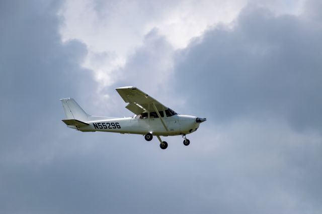 Cessna Skyhawk (N55296) - Taken from Colonel Joe Kittinger Park. 