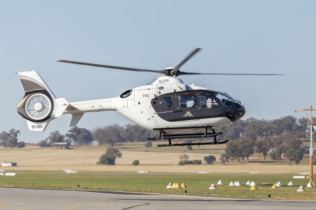 Eurocopter EC-635 (VH-XMV) - Sydney HeliTours (VH-XMV) Eurocopter EC 135 P2+ at Wagga Wagga Airport 