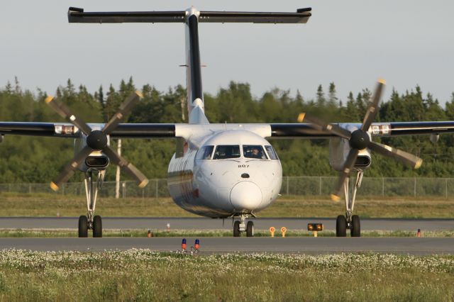 de Havilland Dash 8-100 (C-GONO) - July 7, 2010 - arrived at Halifax Int’l Airport 