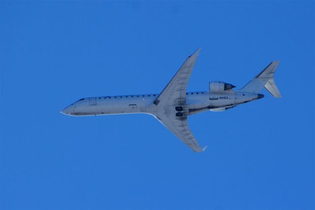 Canadair Regional Jet CRJ-700 (N24EA) - Subject aircraft operating as Elite Airways Flight 431, from Columbia, SC, (KCAE), to Teterboro, NJ, (KTEB), at 0810HrsEST, on 10-MAR-2018, over Wayne, NJ.