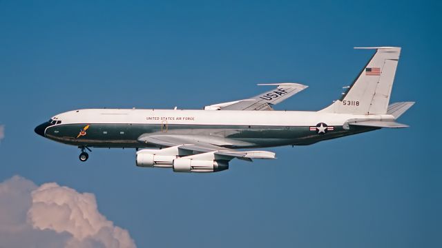 55-3118 — - #1 C-135 taken back in 1986. Aircraft now resides at McConnell AFB as a gate guard.