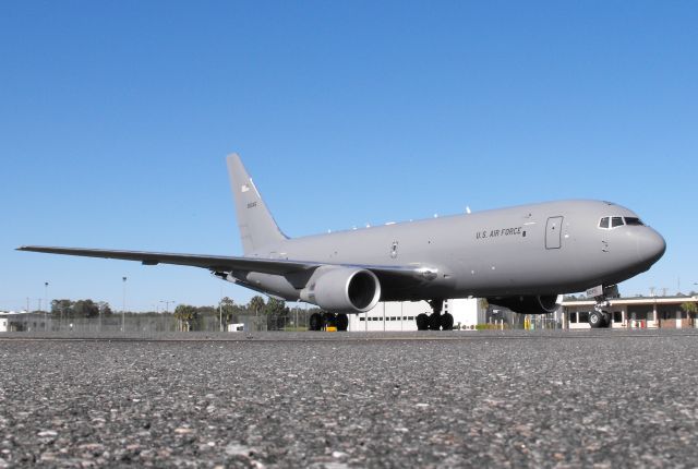 Boeing KC-46 Pegasus (18-6045) - KC46 from the 77th Air Refueling Squadron visiting Tally.