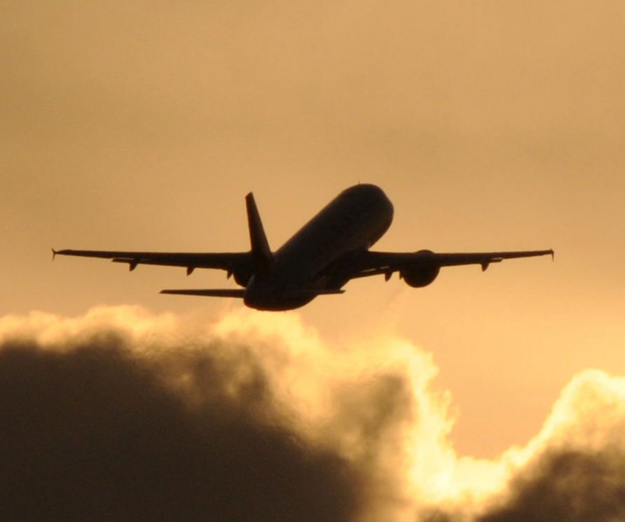 Airbus A320 (G-EZTN) - An Easyjet A320 departs into the sunset bound for sunnier climes.