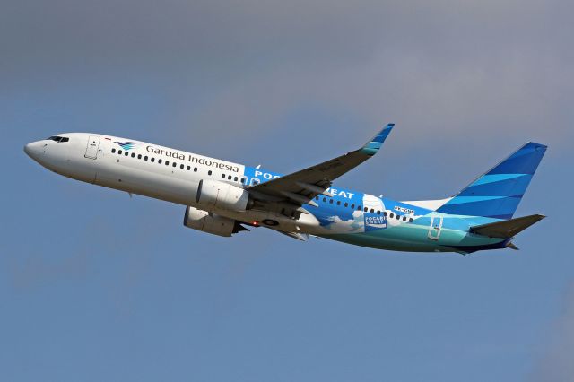Boeing 737-800 (PK-GNN) - "Pocari Sweat" livery