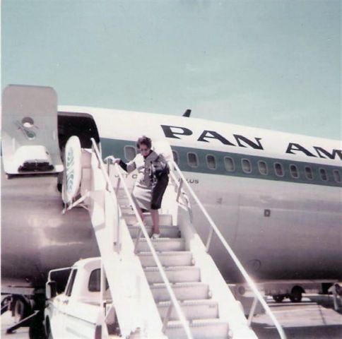 Boeing 707-100 — - Deplane KMIA circa 1960