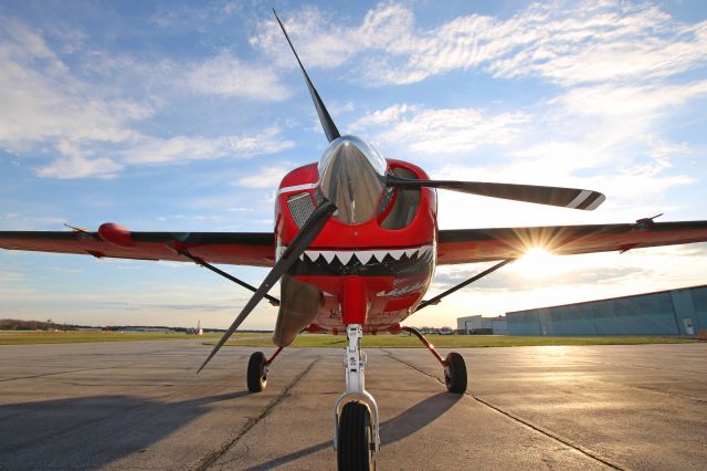 Cessna Caravan (N208B) - N208B, “Redbird”, Cessna 208B Caravan I, just before sunset at KTOL on 22 Apr 2019.