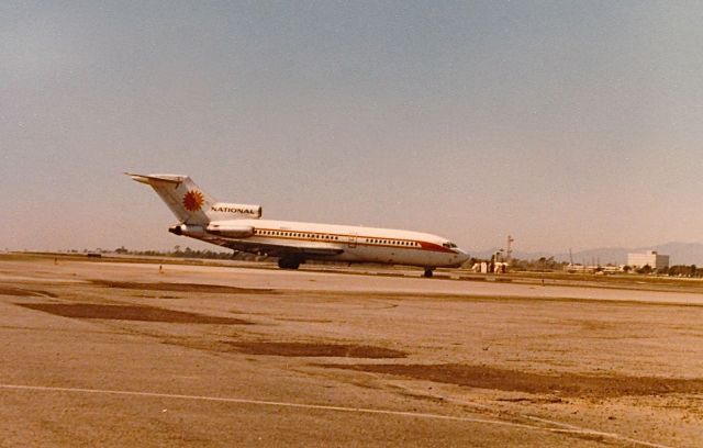 Boeing 727-100 — - National B-727-100 departing KLAX spring of 1977