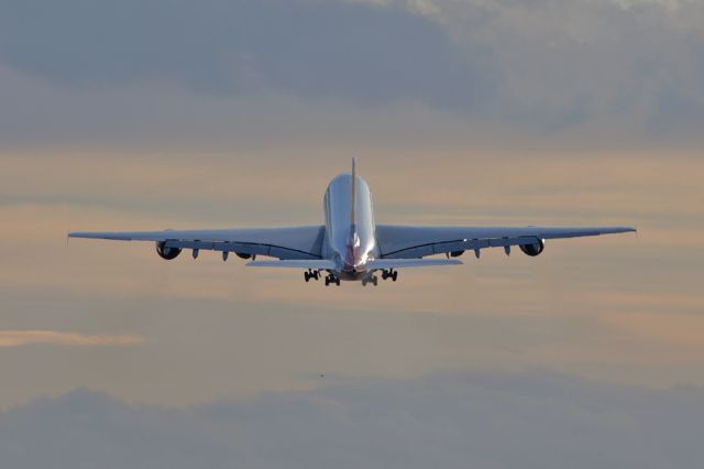 Airbus A380-800 (G-XLEC) - BAW9155 positioning back to LHR after diverting to MAN due to bad weather at LHR.