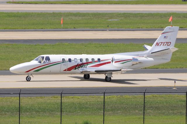 Cessna Citation V (N717D) - Seen at KIAD on 8/7/2009.