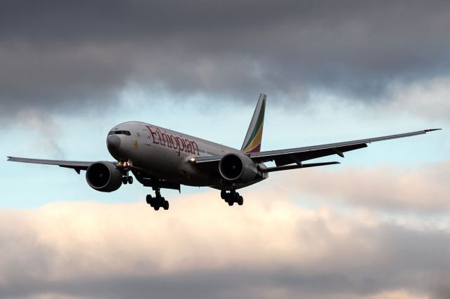 Boeing 777-200 (ET-ANP) - heavy weather