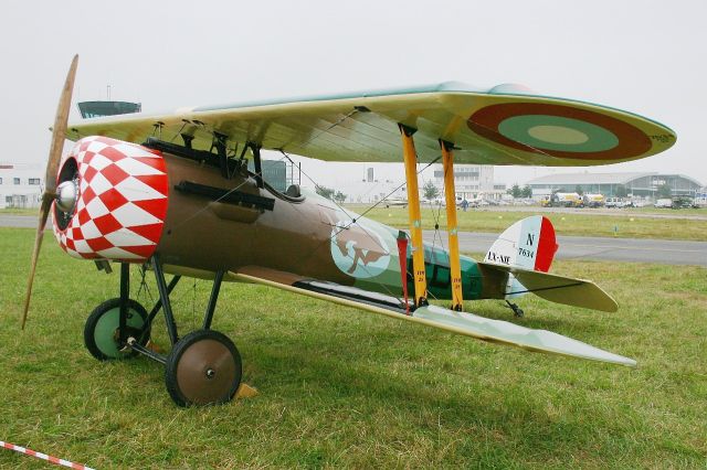 LX-NIE — - Nieuport 28 C.1 Replica, Static display, Rennes-St Jacques airport (LFRN-RNS) Air show 2014