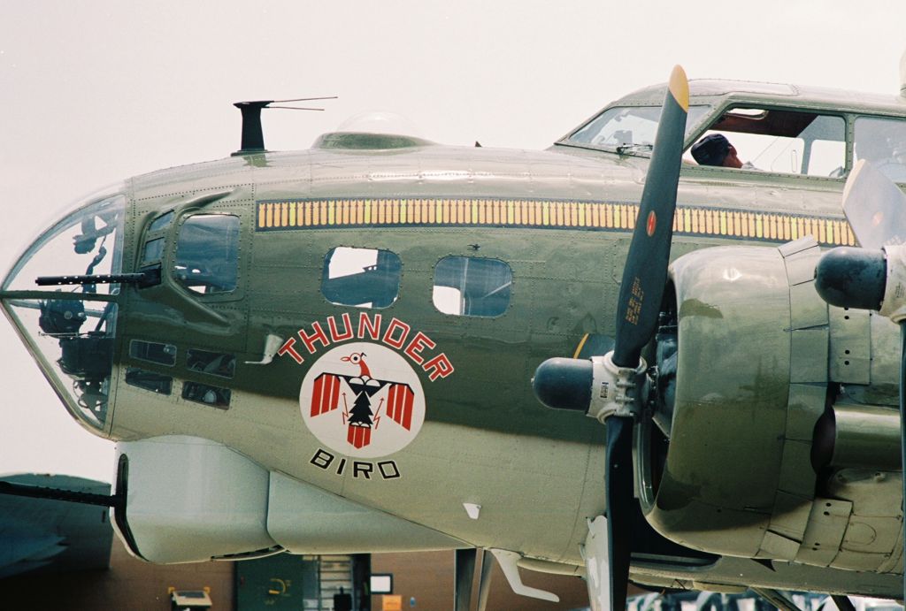 Boeing B-17 Flying Fortress (N900RW) - Vega built Boeing B-17G, "Thunderbird", N900RW, at Barksdale AFB Airshow in 2005.