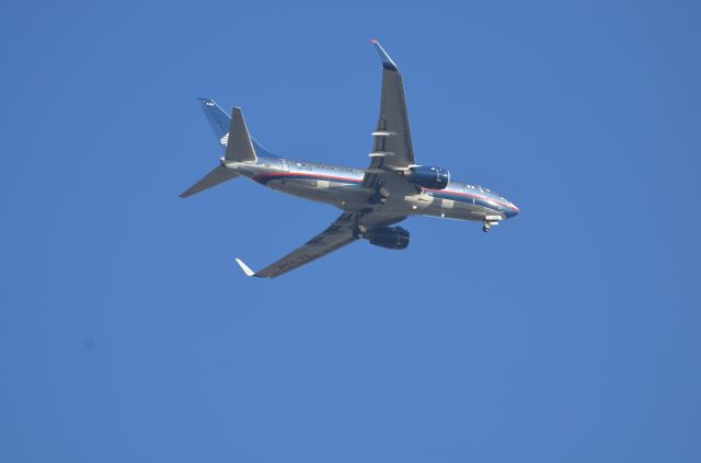 Boeing 737-700 (XA-AAM) - On finals into MMMX