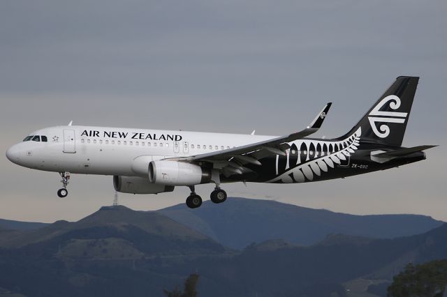 Airbus A320 (ZK-OXC) - on 18 December 2016