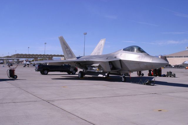 Lockheed F-22 Raptor — - Demo bird Nellis AFB