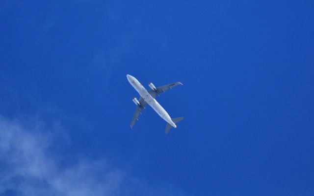 Airbus A320 (B-50008) - 自宅ベランダより撮影。