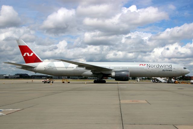 BOEING 777-300ER (VP-BJP) - Parked on Stand 257 on 20-Jun-20 after operating flight NWS9461 from ZSNJ.