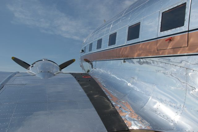 Douglas DC-3 (N3006) - Esther May in shining glory.