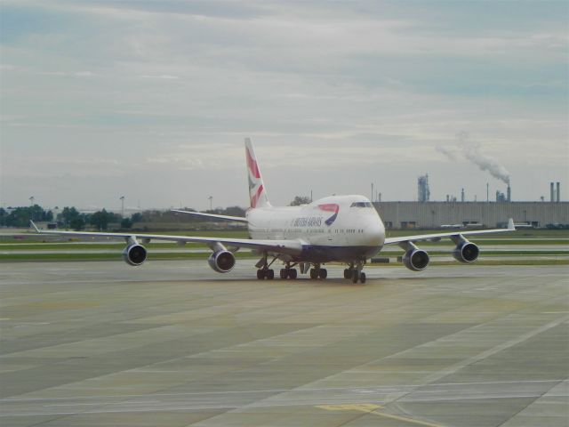 Boeing 747-400 (G-CIVV) - G-CIVV Boeing 747-436 arriving from LHR as BA67