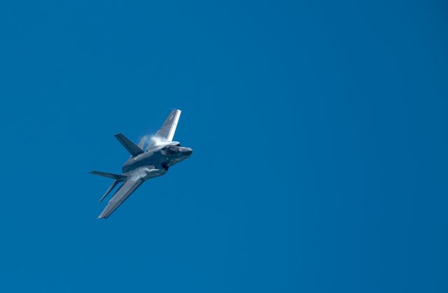 Lockheed F-35C — - air show over Corpus Christi bay