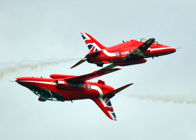 XX245 — - BAE Systems Hawks at KSWF for an Airshow.