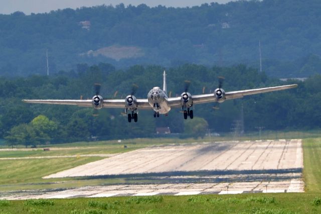 Boeing B-29 Superfortress (N529B) - B-29 "FIFI taking off from 21L, KLUK, 6.11.11.