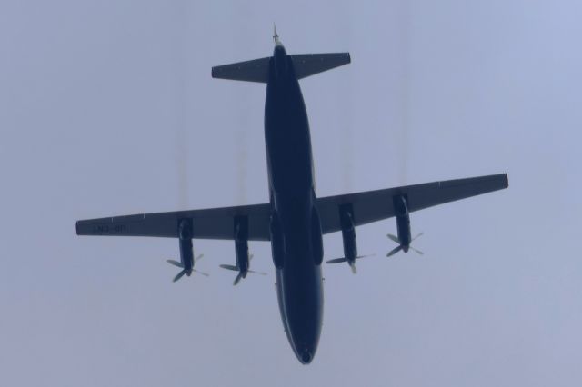 UR-CNT — - UR-CNT Antonov AN12BK Ukraine Air Aliance Vers Mirabel YMX Altitude 2491 Mètres. Vitesse 387 KM/H. Survolant la ville de Lavaltrie QC. Le 25-04-2025 à 15:15.