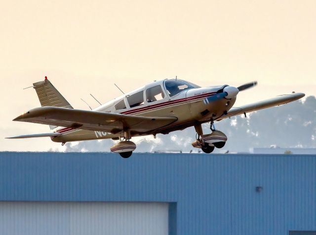 Piper Cherokee (N8571N) - Piper Pa-28 Cherokee 235 at Livermore Municipal Airport, Livermore CA. August 2020