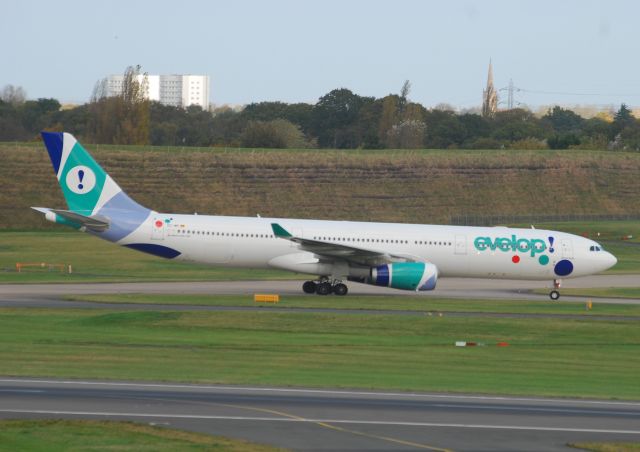 Airbus A330-300 (EC-MII) - FROM FREEPORT CARPARK