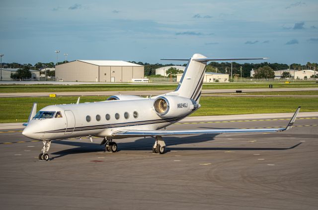 Gulfstream Aerospace Gulfstream IV (N624GJ) - GIV sitting on the ramp at KVRBbr /September 2021